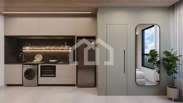 Apartamento 1 quarto 1 banheiro 25m²