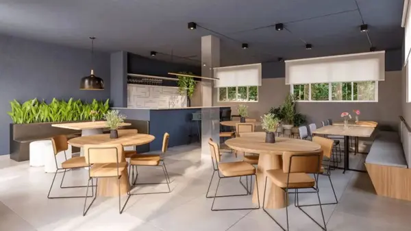 Apartamento 2 quartos 1 banheiro 46m²