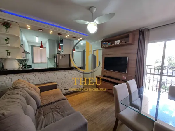 Apartamento 2 quartos 1 banheiro 48m²
