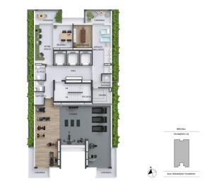 Apartamento 2 quartos 2 banheiros 106m²