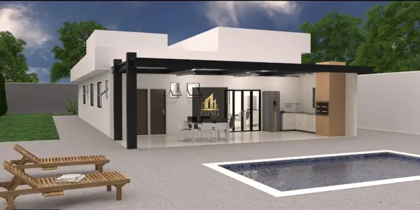 Casa 4 quartos 1 banheiro 220m²