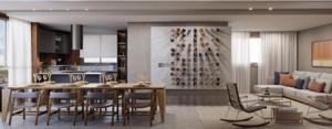 Apartamento 4 quartos 4 banheiros 129m²
