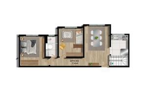 Apartamento 2 quartos 1 banheiro 62m²