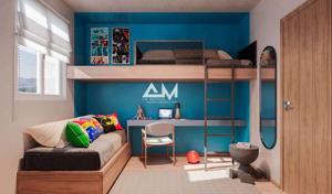 Apartamento 2 quartos 1 banheiro 47m²