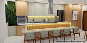 Apartamento 3 quartos 4 banheiros 158m²