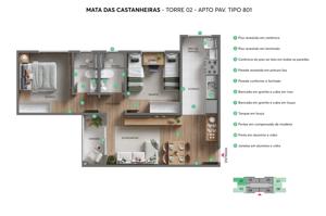 Apartamento 39 a 52m²