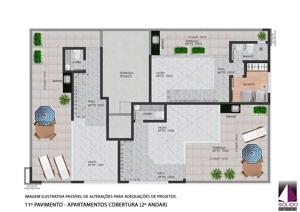 Apartamento 2 quartos 2 banheiros 70m²